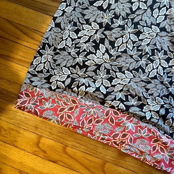 J. Jill Leaf Pattern Faux Wrap Skirt – Women’s MP – Flowy & Feminine - Picture 2 of 6